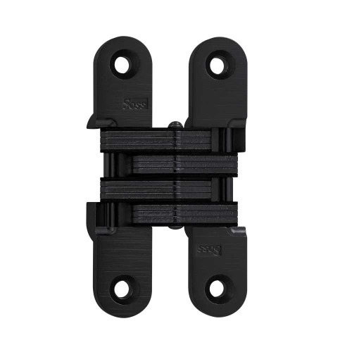 SOSS 212US19 212V Hinge 3-3/4 US19 212 Series 3-3/4 Invisible Hinge 1-1/8 Minimum Door Thickness Black E-Coated 212US19