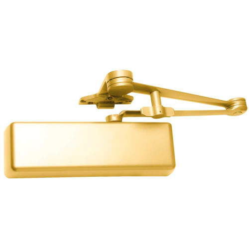 LCN 4031-HCUSH 696 Hold Open Cush Arm Door Closer Brass 4031-HCUSH 696