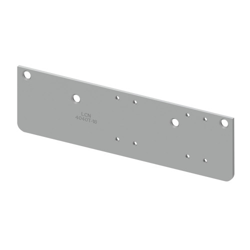 LCN 4040SE-18PA 689 4040SE Series Drop Plate Parallel Arm Mount with Narrow Top Rail Aluminum Painted Finish 4040SE-18PA 689
