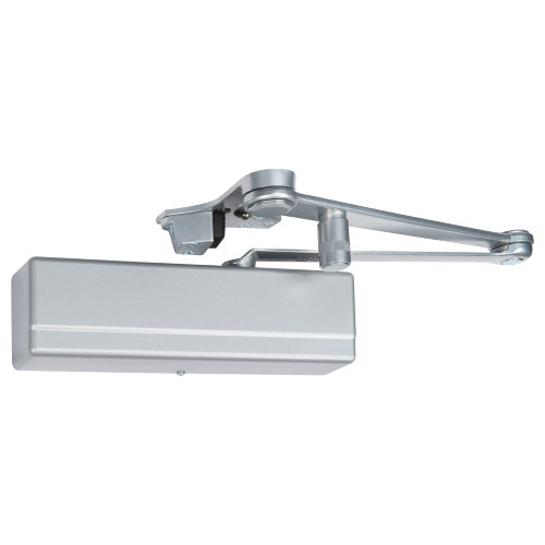 Sargent 1431-CPSH TB EN Surface Door Closer Heavy Duty Hold Open Parallel Arm with Compression Stop Thru Bolts Sprayed Aluminum Enamel