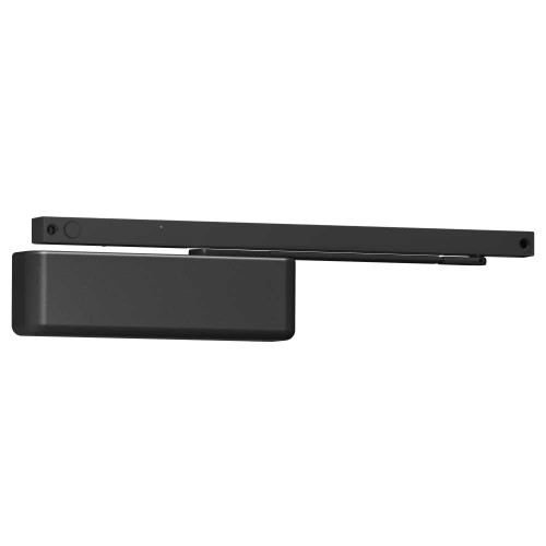 LCN 4040SE-STD 120V 693 4040SE Series Grade 1 Door Closer Standard Arm Track Push or Pull Side Mounting 120V 110 Degree Swing Adjustable Size 1 to 4 Plastic Cover Non-Handed Black Painted Finish 4040SE-STD 120V 693