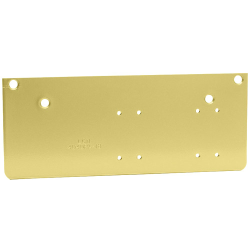 LCN 4040XP-18PA 633 Drop Plate Required for Parallel Arm Mounting Where Top Rail is Less than 5-1/2 Satin Brass Finish