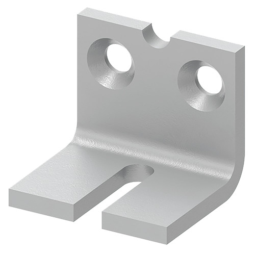 LCN 4040XP-30 652 Cush Shoe Support Provides Anchorage for Fifth Screw Used with Cush Arms Where Reveal is Less than 3-1/16 Satin Chrome Finish