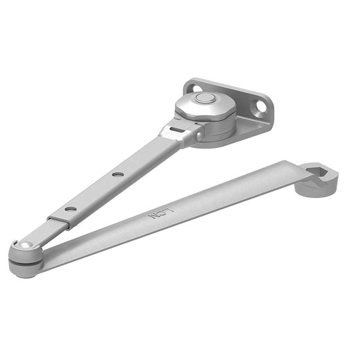 LCN 4040XP-3049 689 Hold Open Arm Mounts Pull Side or Top Jamb with Shallow Reveal Hold Open Adjustable Shoe Aluminum Finish Non-Handed 4040XP-3049 689
