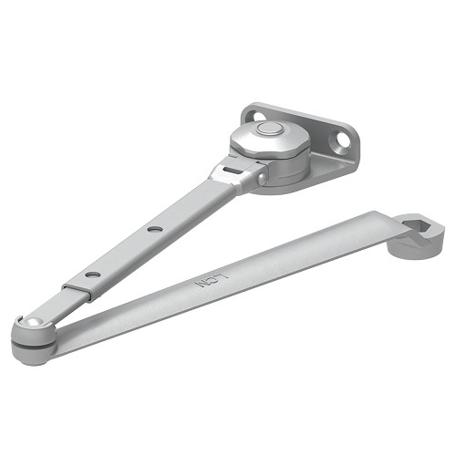 LCN 4040XP-3049 689 Hold Open Arm Mounts Pull Side or Top Jamb with Shallow Reveal Hold Open Adjustable Shoe Aluminum Finish Non-Handed