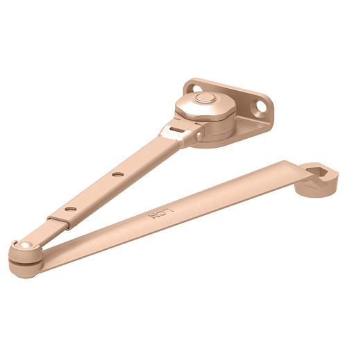 LCN 4040XP-3049 691 Hold Open Arm Mounts Pull Side or Top Jamb with Shallow Reveal Hold Open Adjustable Shoe Light Bronze Finish Non-Handed