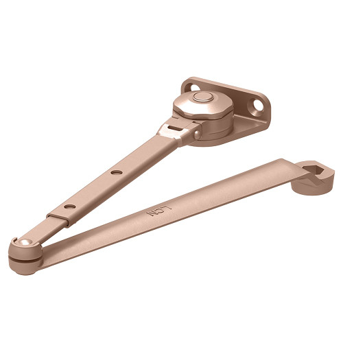 LCN 4040XP-3049 690 Hold Open Arm Mounts Pull Side or Top Jamb with Shallow Reveal Hold Open Adjustable Shoe Statuary Bronze Finish Non-Handed