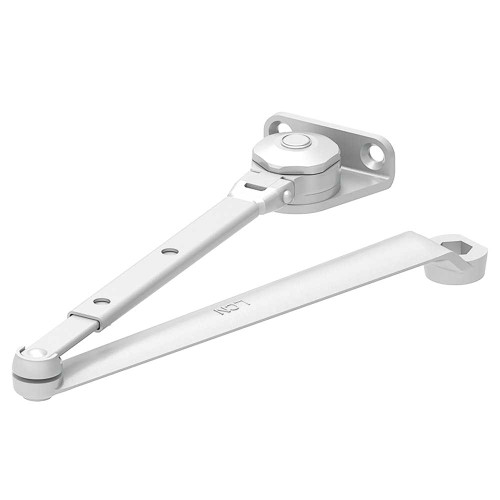 LCN 4040XP-3049 651 Hold Open Arm Mounts Pull Side or Top Jamb with Shallow Reveal Hold Open Adjustable Shoe Bright Chrome Finish Non-Handed 4040XP-3049 651
