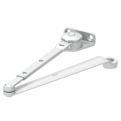 LCN 4040XP-3049 651 Hold Open Arm Mounts Pull Side or Top Jamb with Shallow Reveal Hold Open Adjustable Shoe Bright Chrome Finish Non-Handed