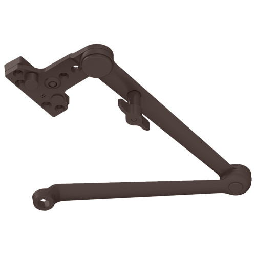 LCN 4040XP-3049CNS 695 Hold Open Cush Arm Hold Open Function with Templated Stop/Hold Open Points Handle Controls Hold Open Function Dark Bronze Painted Finish Non-Handed