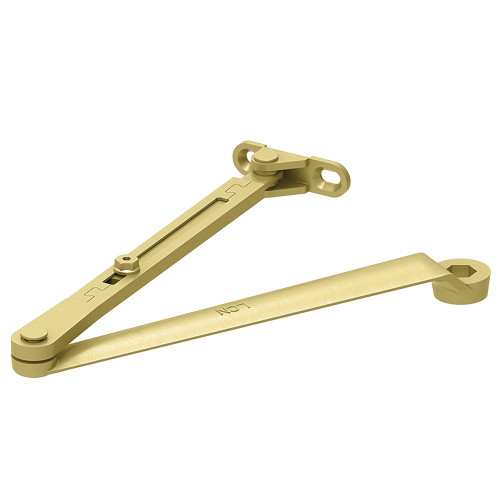 LCN 4040XP-3077 633 Regular Arm Mounts Pull Side or Top Jamb with Shallow Reveal Satin Brass Finish Non-Handed