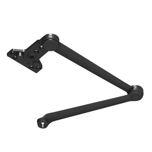 LCN 4040XP-3077CNS 693 Cush Arm Solid Forged Steel Main Arm and Forearm with Stop in Soffit Shoe Black Painted Finish Non-Handed 4040XP-3077CNS 693