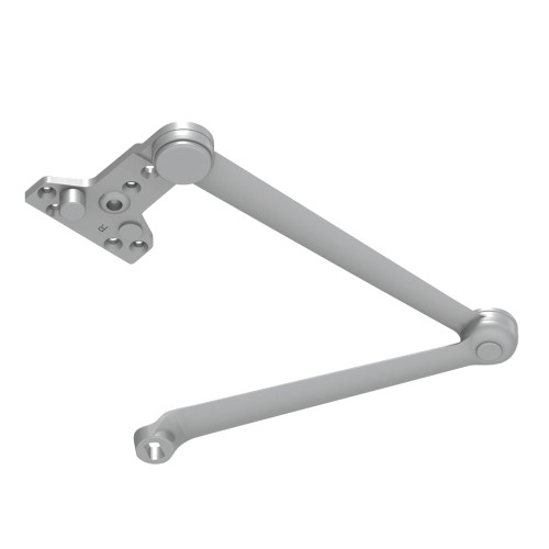 LCN 4040XP-3077CNS 652 Cush Arm Solid Forged Steel Main Arm and Forearm with Stop in Soffit Shoe Satin Chrome Finish Non-Handed