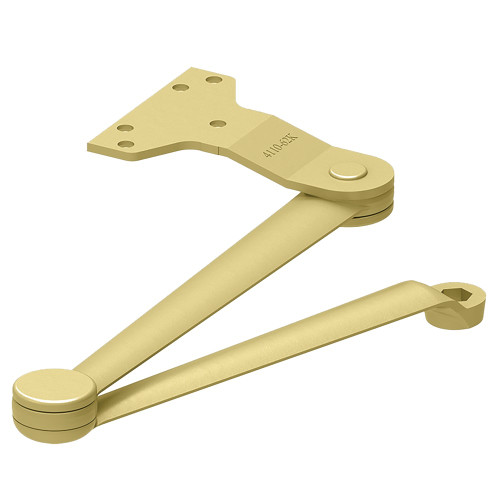 LCN 4040XP-3077EDA 696 Extra Duty Arm Forged Solid Steel Main and Forearm Satin Brass Painted Finish Non-Handed