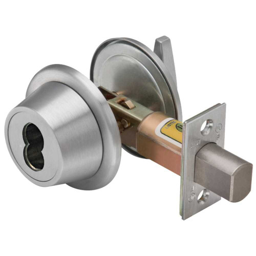BEST 7T37MSTK626 T Series Tubular Deadbolt 2-3/4 Backset 7-Pin Housing; Double -Keyed x CS-Standard Standard Deadbolt Satin Chrome 7T37MSTK626