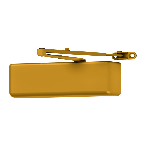 LCN 4040XP-REG 691 Grade 1 Surface Door Closer Regular Arm Push or Pull Side Mounting 120 Degree Swing Adjustable Size 1-6 Plastic Cover Light Bronze Painted Finish Non-Handed