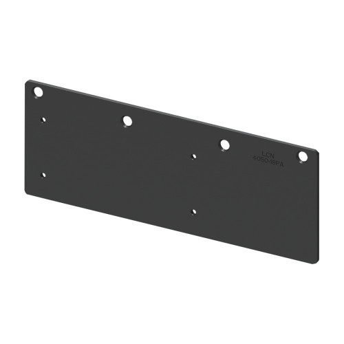 LCN 4050A-18PA 693 4050A Series Grade 1 Drop Plate Parallel Arm Mount with Narrow Top Rail Black Painted Finish