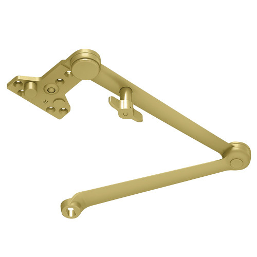 LCN 4110-3049CNS 696 Hold Open Cush Arm Brass Finish