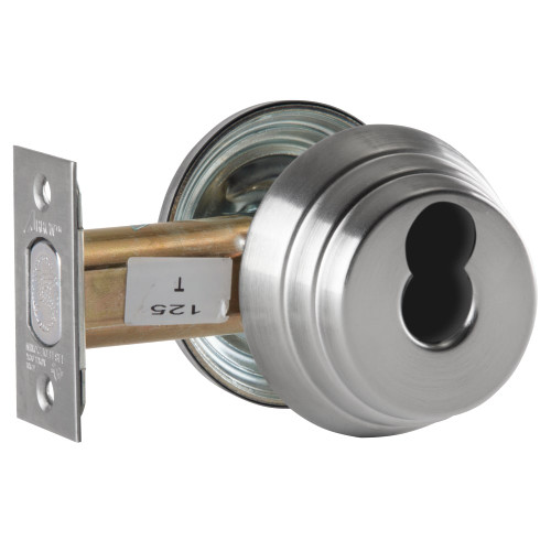 Arrow E64 26D IC Grade 2 Classroom Deadlock SFIC Prep Less Core Satin Chrome Finish Field Reversible