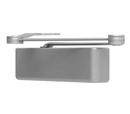 LCN 4211-CUSH RH 689 AVB SRI Cush Arm Door Closer Advanced Variable Backcheck Special Rust Inhibitor Right Hand Aluminum