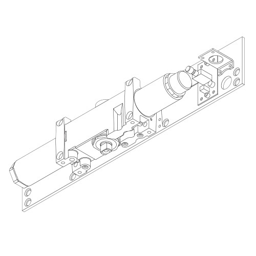 LCN 4314ME-3071 24V LH 689 Standard Cylinder Assembly Left Hand Aluminum