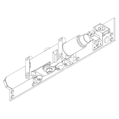 LCN 4414ME-3071 24V LH 689 4410ME Series Grade 1 Cylinder/Plate Assembly Push Side Mounting 24V Size 4 Left-Handed Aluminum Painted Finish 4414ME-3071 24V LH 689