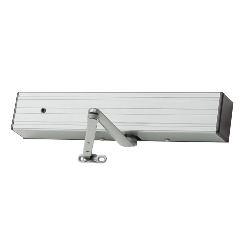 LCN 4414ME-LONG 24V RH 689 Long Arm Door Closer with 18 Mounting Plate 24V Right Hand Aluminum