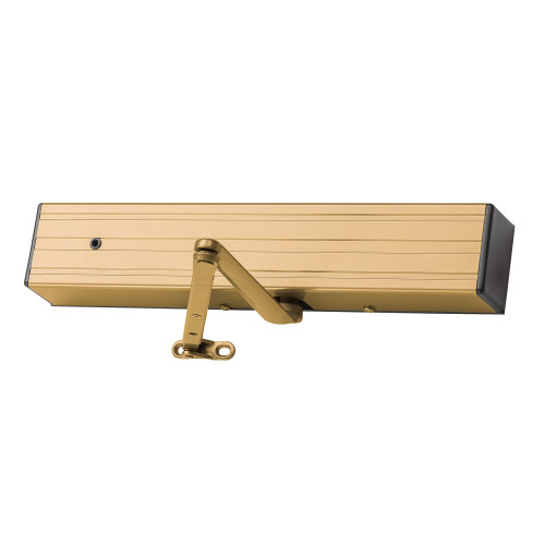 LCN 4414ME-REG 24V LH 691 Regular Arm Door Closer with 18 Mounting Plate 24V Left Hand Light Bronze