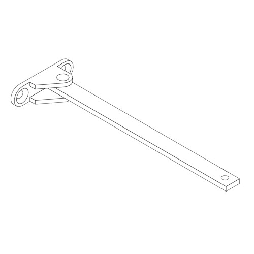 LCN 4820-79LR 689 Long Rod and Shoe Aluminum