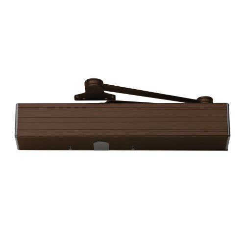 LCN 4841-EDA 695 Grade 1 Surface Mounted Pneumatic Auto Equalizer Door Operator Parallel Arm Heavy Duty Push Side Mounted Parallel Arm 24 - 54 Door 90 Deg Powered 105 Deg Manual Swing Machine and Wood Screws Dark Bronze Painted Finish 4841-EDA 695