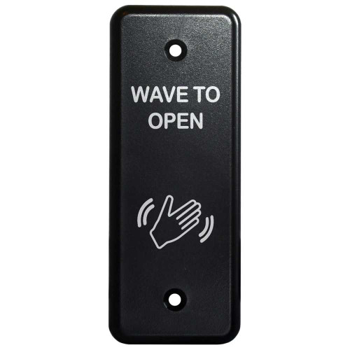 LCN 8310-813J Standard Duty Touchless Actuator Jamb Text & Wave Icon Black 8310-813J