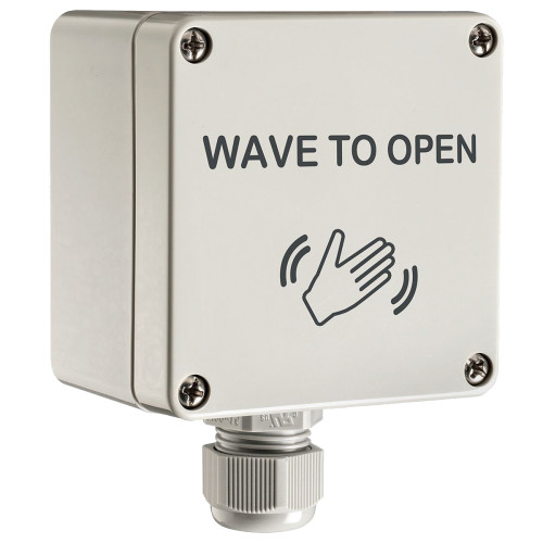 LCN 8310-815 Harsh Conditions Touchless Actuator IP65 Rated Enclosure Text & Wave Icon