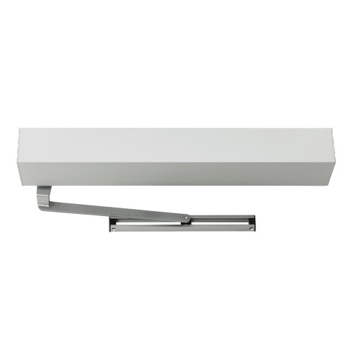 LCN 9531-STD 48 LH 628 Grade 1 Surface Mounted Electromechanical Senior Swing Door Operator 48 Header Slide Track Arm Standard Pull Side Mounted 33 - 48 Door 90 Deg Swing Machine Screws Satin Aluminum Clear Anodized Finish Left Handed 9531-STD 48 LH 628