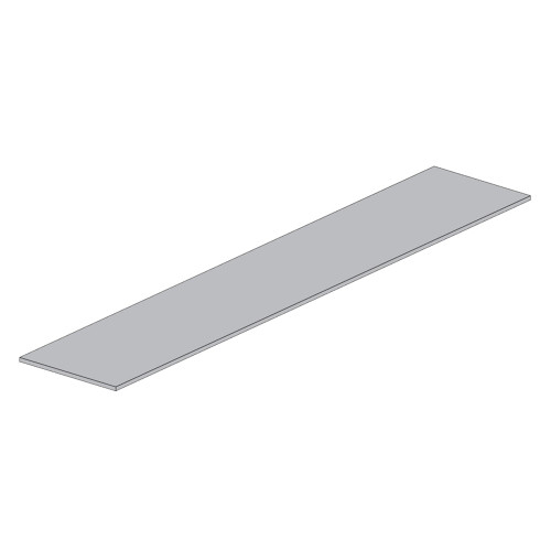 LCN 9550-18 75-1/2 628 9550 Series Grade 1 Mounting Plate 75-1/2 Satin Aluminum Clear Anodized Finish
