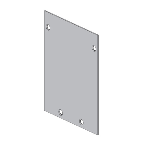 LCN 9550-334-2 628 End Dress Plate Clear Anodized