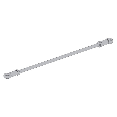 LCN 9560-79 628 9560 Series Grade 1 Linkage Assembly Satin Aluminum Clear Anodized Finish