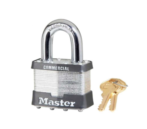 Master Lock Company 175 Set-Your-Own 4-Digit Combination 2 In Wide Solid Brass Case 1 In Tall 5/16 In Diameter Hardened Steel Shackle 175