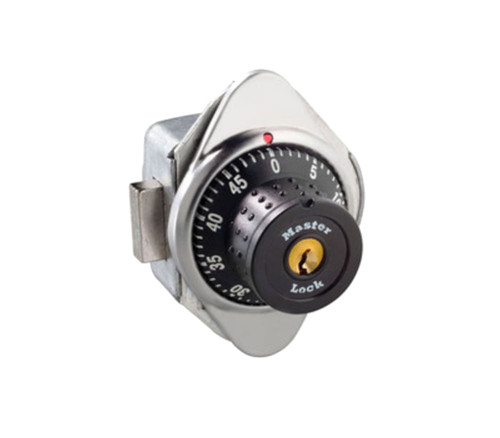 Master Lock Company 1670 F120 Designed for Lift/Turn Handle Single Point Latch/Box Horizontal Latch Locker Doors Hinges on Right Manual Deadbolt Locking 5 Preset Combinations 3 Digit Combination 1670 F120