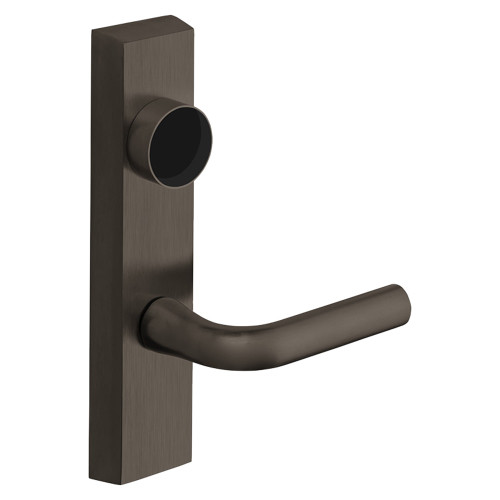 Sargent LC-746-8 ETW LHRB 10BE Grade 1 Exit Device Trim Storeroom Function Freewheeling Trim Key Unlocks Trim Trim Retracts Latch Trim Relocks when Key is Removed For Rim 8800 and NB8700 Series Devices Less Cylinder W Lever LHR Dark Oxidized Bronze