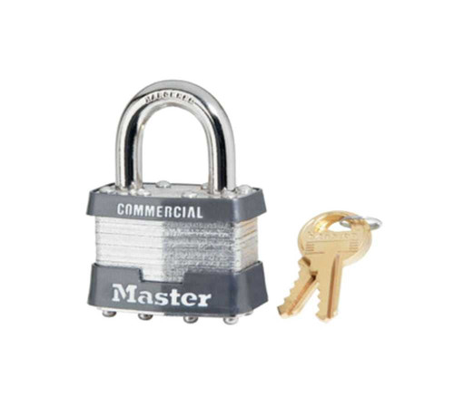 Master Lock Company 81KAMK 71M95 1-3/4 Wide Laminated Steel Body 15/16 Tall 5/16 Diameter Hardened Steel Shackle 5-Pin Cylinder Keyed Alike Master Keyed 71M95 81KAMK 71M95