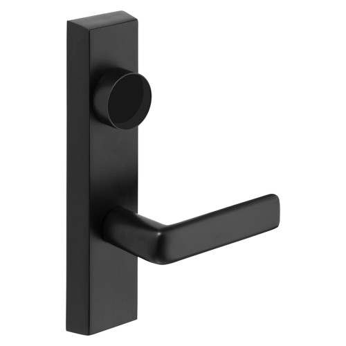 Sargent LC-746-8 ETE RHRB BSP Grade 1 Exit Device Trim Storeroom Function Freewheeling Trim Key Unlocks Trim Trim Retracts Latch Trim Relocks when Key is Removed For Rim 8800 and NB8700 Series Devices Less Cylinder E Lever RHR Black Suede Powder Coat