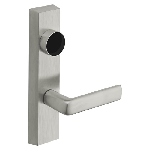 Sargent LC-743-8 ETE LHRB 26D Grade 1 Exit Device Trim Classroom Function Freewheeling Trim Key Outside Unlocks/Locks Trim For Rim 8800 and NB8700 Series Devices Less Cylinder E Lever LHR Satin Chrome