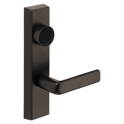 Sargent LC-743-8 ETE LHRB 20D Grade 1 Exit Device Trim Classroom Function Freewheeling Trim Key Outside Unlocks/Locks Trim For Rim 8800 and NB8700 Series Devices Less Cylinder E Lever LHR Dark Oxidized Statuary Bronze Clear Coated