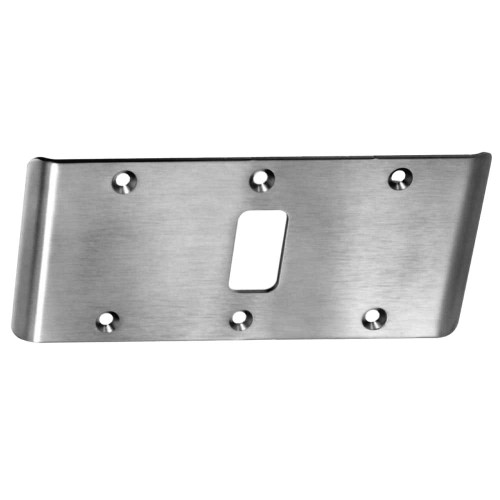 McKinney DLS-8 6-3/4 CH 26D Combination Stop & Strike 6-3/4 Center Hung Satin Chrome Finish DLS-8 6-3/4 CH 26D