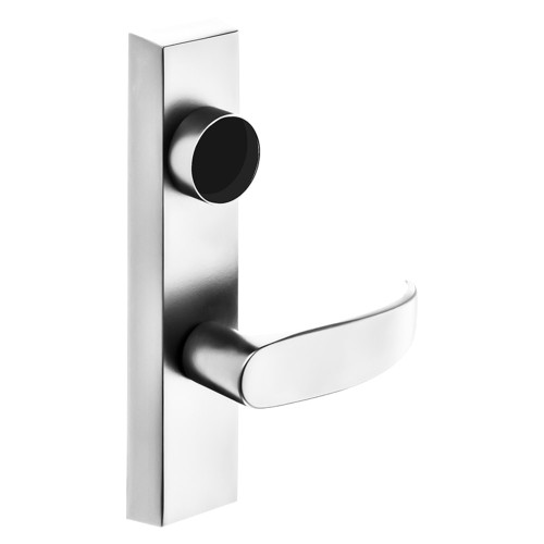 Sargent LC-743-4 ETP LHRB 14 Grade 1 Exit Device Trim Classroom Function Freewheeling Trim Key Outside Unlocks/Locks Trim For Concealed Vertical Rod 8400 8600 Series Devices Less Cylinder P Lever LHR Bright Nickel Plated Clear Coated
