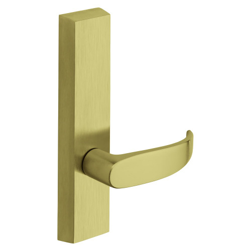 Sargent 740-6 ETP LHRB 4 Grade 1 Exit Device Trim Dummy Freewheeling Trim - No Outside Operation For LP8600 LR8600 and LS8600 Series Devices P Lever LHR Satin Brass