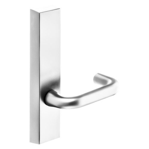 Sargent 740-4 ETJ LHRB 14 Grade 1 Exit Device Trim Dummy Freewheeling Trim - No Outside Operation For Concealed Vertical Rod 8400 8600 Series Devices J Lever LHR Bright Nickel Plated Clear Coated
