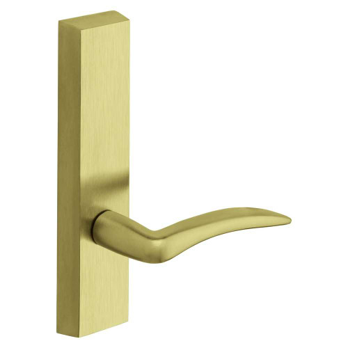 Sargent 740-4 ETA RHRB 4 Grade 1 Exit Device Trim Dummy Freewheeling Trim - No Outside Operation For Concealed Vertical Rod 8400 8600 Series Devices A Lever RHR Satin Brass 740-4 ETA RHRB 4
