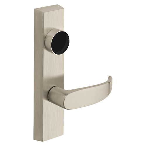 Sargent LC-706-8 ETP RHRB 15 Grade 1 Exit Device Trim Storeroom Function Key Unlocks Trim Trim Retracts Latch/Trim Relocks when Key is Removed For Rim 8800 and NB8700 Series Devices Less Cylinder P Lever RHR Satin Nickel Plated Clear Coated