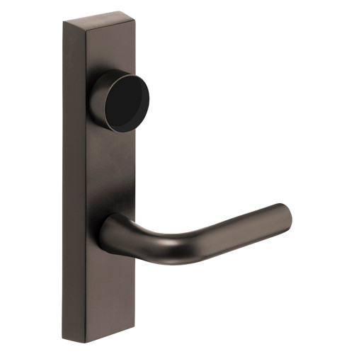 Sargent LC-713-6 ETW LHRB 10BL Grade 1 Exit Device Trim Classroom Function Key Outside Unlocks/Locks Trim For LP8600 LR8600 and LS8600 Series Devices Less Cylinder W Lever LHR Oxidized Satin Bronze Relieved Clear Coated